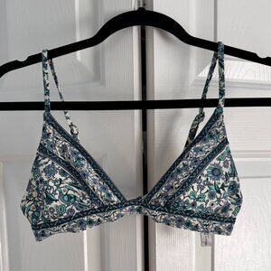 SPELL & THE GYPSY Collective Gypset Bikini Top Teal Womens Small